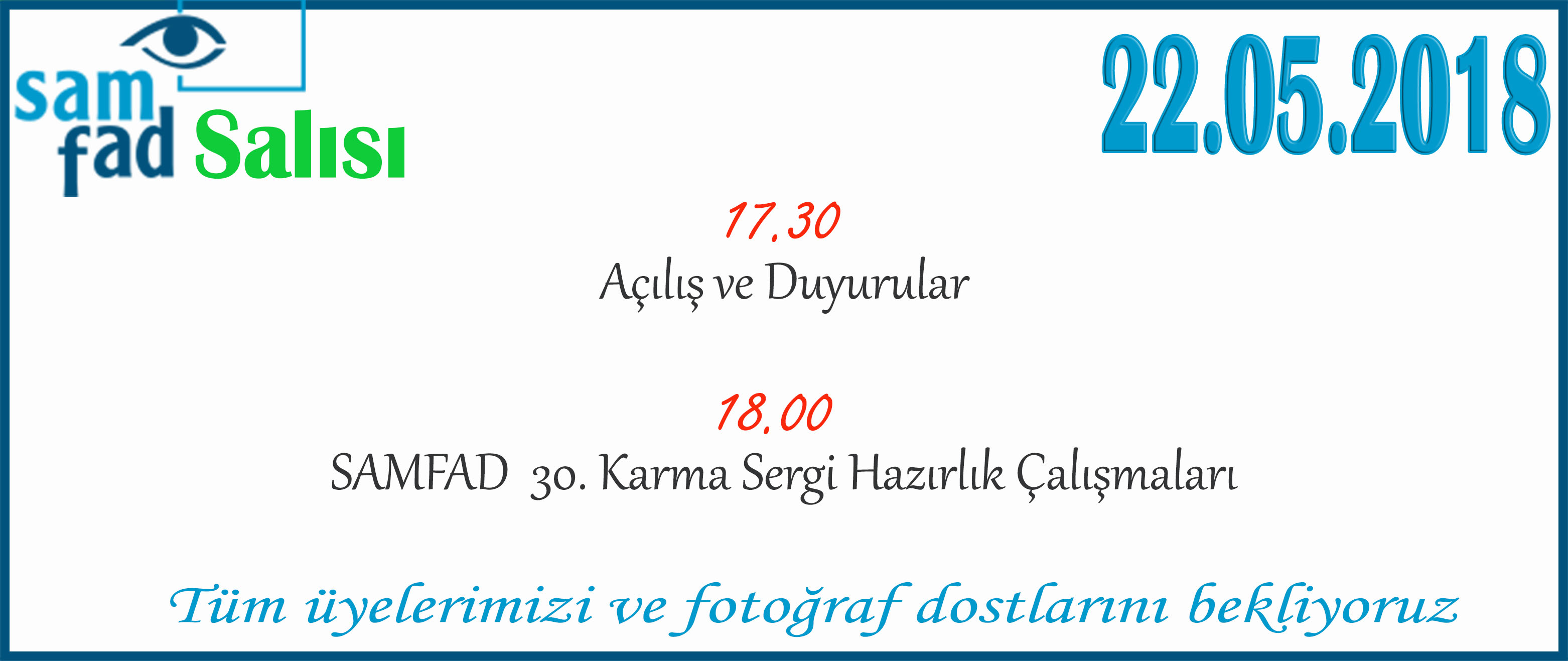 SAMFAD 30. Karma Sergi Hazırlık Çalışmaları